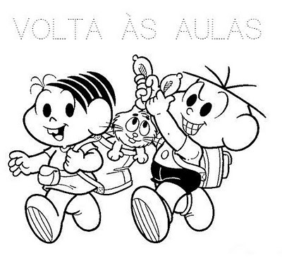 Desenhos para Colorir da Volta às Aulas: Imgens Online, Fim das Férias