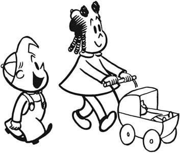 Desenhos para Colorir da Luluzinha e sua Turma: Bolinha Imagens Online