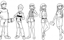 Desenhos para Colorir da Luluzinha Jovem: Imagens Online para Pintar