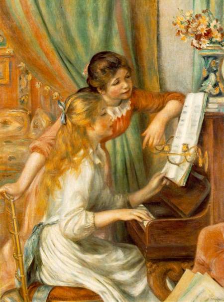  Meninas ao Piano - 1892