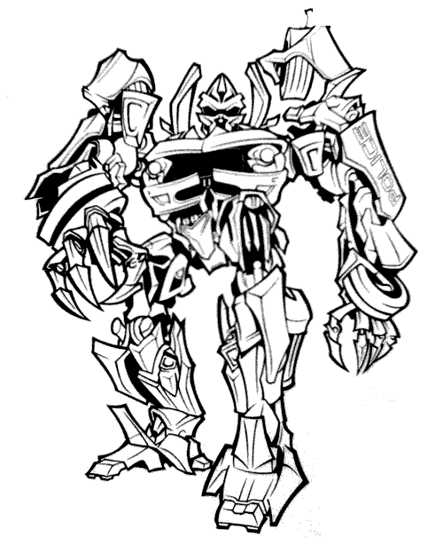 Desenhos para Colorir dos Transformers 4: Imagens Online para Pintar