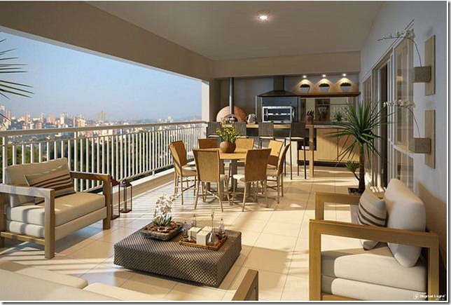Decoração de Varandas de Apartamentos e Casa: Sofás, Mesas e Poltronas