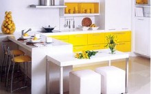 Decoração de Cozinhas Pequenas Coloridas: Móveis Planejados Veja Fotos