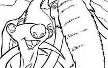 Desenhos para Colorir de A Era do Gelo, o Filme: Imagens Online Grátis