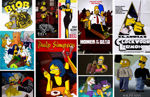 Cartazes de Filmes na Versão dos Simpsons: Fotos Engraçadas de Pôsters
