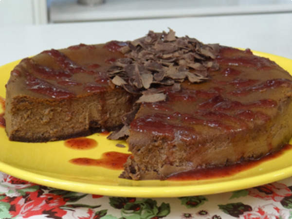 Receita de Cheesecake Chocolate da Ana Maria Braga Mais Você 26/04/12