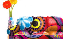 Sofás Estampados Coloridos: Modelo Chesterfiel, Floral, Moderno, Fotos