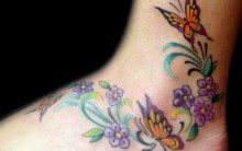 Tatuagens de Borboletas: Modelos Lindos, Tattoos Coloridas e Fotos
