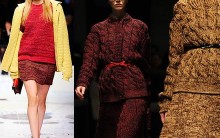 Moda Tricô Inverno 2012 2013: Roupas, Vestidos, Blusas, Cachecóis Foto