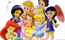 Desenhos para Colorir de Princesas Disney Baby: Imagens Online Pintar