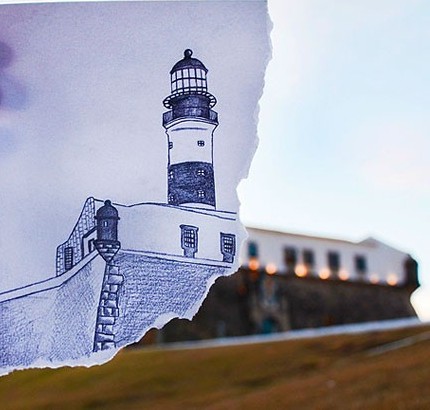 “Um Farol, 365 Dias”: Site, Fotos do Farol, Desenhos, Fotografias, Salvador