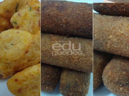 Receita de Buteco Edu Guedes Bolinho, Croquetes Hoje em Dia 19/06/2012