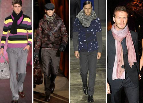 Cachecol Masculino Tricô Crochê: Moda Inverno para Homens e Fotos