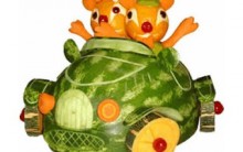 Escultura Frutas e Legumes para Festa Infantil: Decoração Mesa Festa