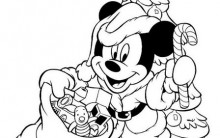 Desenhos para Colorir de Natal Disney: Imagens Online Imprimir Grátis
