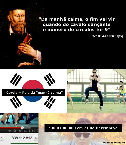 Gangnam Style e o Fim do Mundo: Profecia, Apocalispe em 21 de Dezembro