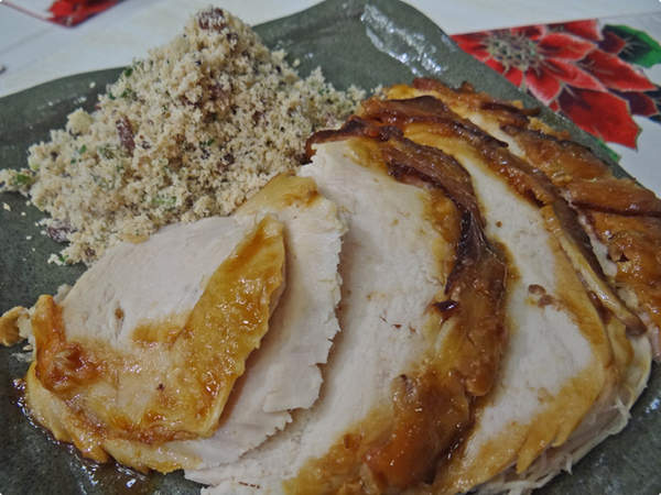 receita frango assado Ana Maria Braga: Ave com bacon Mais Você 05/12/12
