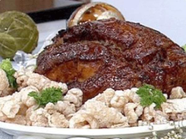 Pernil desossado com farofa de Torresmo Ana Maria Braga: Mais Você