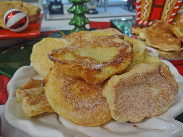 Receita de rabanada de forno da Ana Maria Braga: Mais Você 15/12/2012