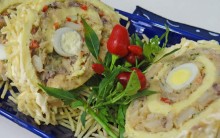 Receita de rocambole de bacalhau Ana Maria Braga: Mais Você 07/12/2012