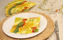 Guardanapos de Papel Decorados e Personalizados:  Artesanato Madeira