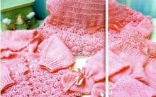 Ponto Rococó Ponto de Crochê para Enxoval de Bebê