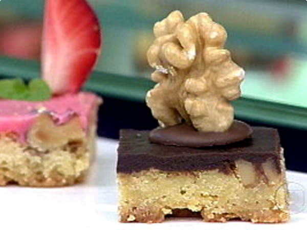 Bolo Noz Morango Chocolate Ana Maria Braga: receita Mais Você 07/03/13