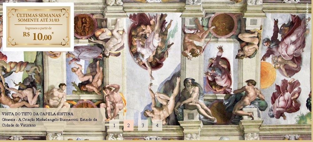 Esplendores do Vaticano SP: Fotos Capela Sistina no Vaticano Exposição