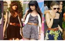 Cintos de couro, como usar, cores, preços, modelos: Moda Vários Cintos