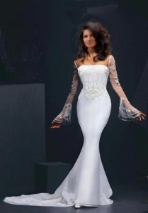 vestido-noiva-sereia-manga