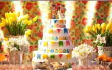 Casamento Junino: Fotos de Decoração de Mesa, Bolo, Dica Lembrancinhas