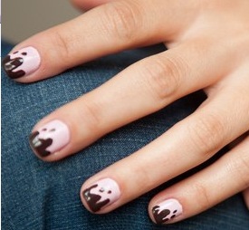 Unhas Decoradas Escorridas: Como Fazer Passo a Passo, Vídeo e Fotos