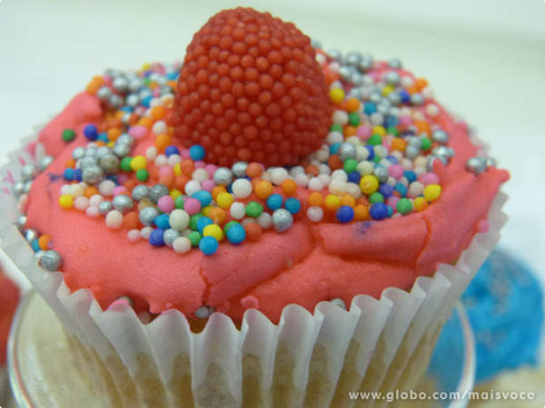 Bolo para Cupcake Ana Maria Braga: Receita Mais Você 18/07/2013