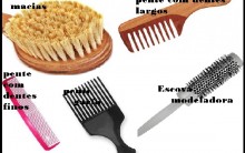 Tipo de Pentes e Escovas de Cabelo: Como Usar, Indicação