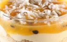 Pavê Light de coco e maracujá – Receita de Dieta para Emagrecer