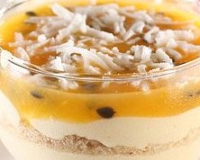Pavê Light de coco e maracujá – Receita de Dieta para Emagrecer