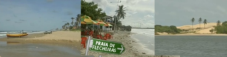 Praias Tranquilas poucos Exploradas do Ceará, Brasil