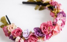 Tiaras de Flores – Lindos modelos, como fazer passo a passo