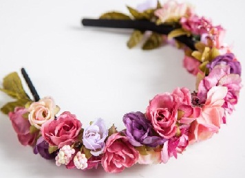 Tiaras de Flores – Lindos modelos, como fazer passo a passo