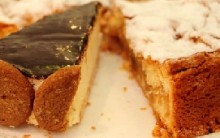 Torta holandesa tradicional de Frutas: Culinária Expoflora Holambra