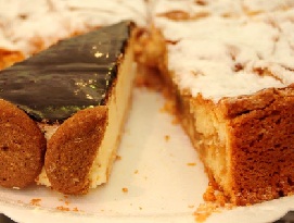 Torta holandesa tradicional de Frutas: Culinária Expoflora Holambra