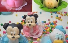 Doces temáticos decorados festa infantil – Receita massa básica, Fotos
