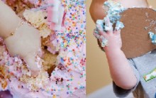 Smash The Cake – Fotos Diferentes para Aniversário de Um Ano do Bebê