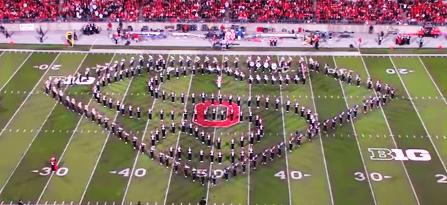 Banda Marcial da Universidade de Ohio –  Vídeo de Show, Coreografias