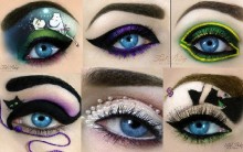 Maquiagem de Pálpebras – Arte nos Olhos, Pintura e Temas de Filmes