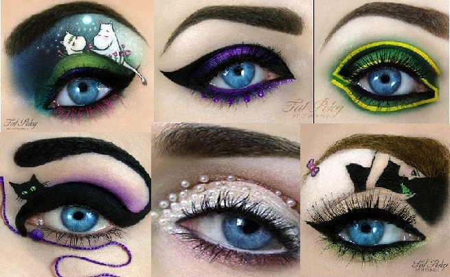 Maquiagem de Pálpebras – Arte nos Olhos, Pintura e Temas de Filmes