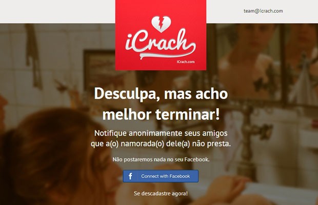 APP iCrach – Dar Opinião Sobre o Namoro de Amigos, Aplicativo iCrach