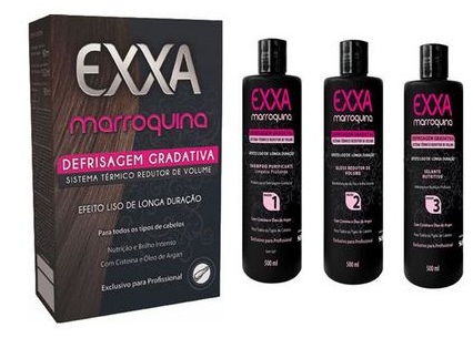 Exxa Marroquina, Defrisagem Fios Cabelo, Manter progressiva mais tempo