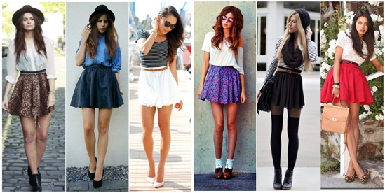 saias-godê-foto-de-modelos-tendência-da-moda