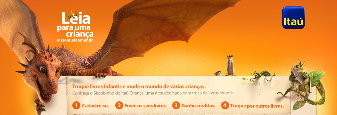 Skoob – Site de Leitura Troca Livros Banco Itaú, Se Cadastrar